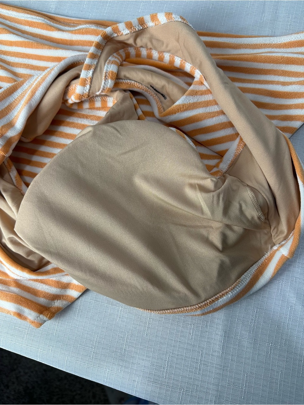 NWT Old Navy Orange & White Terry Bikini 3X - Picture 12 of 14